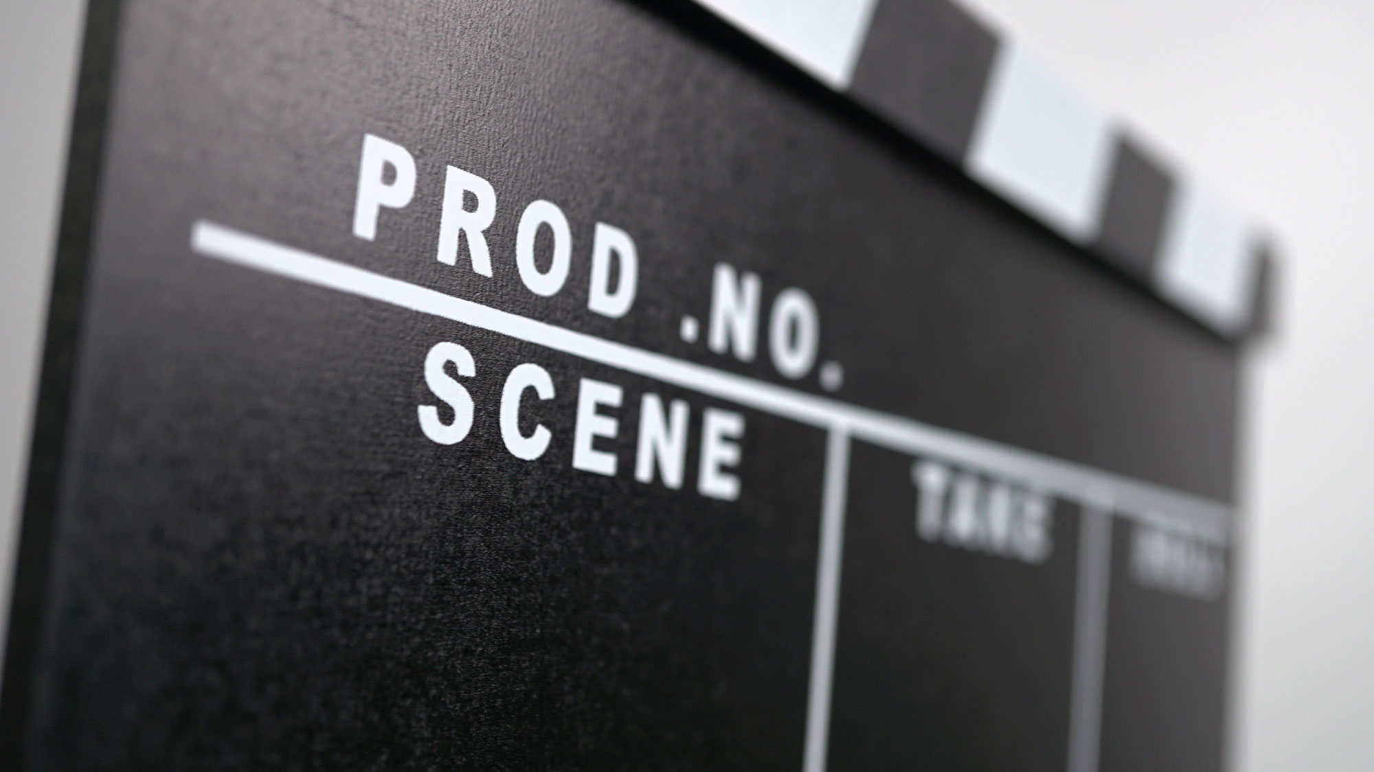Jens Jacob Film produziert Imagefilme mit einer Filmklappe