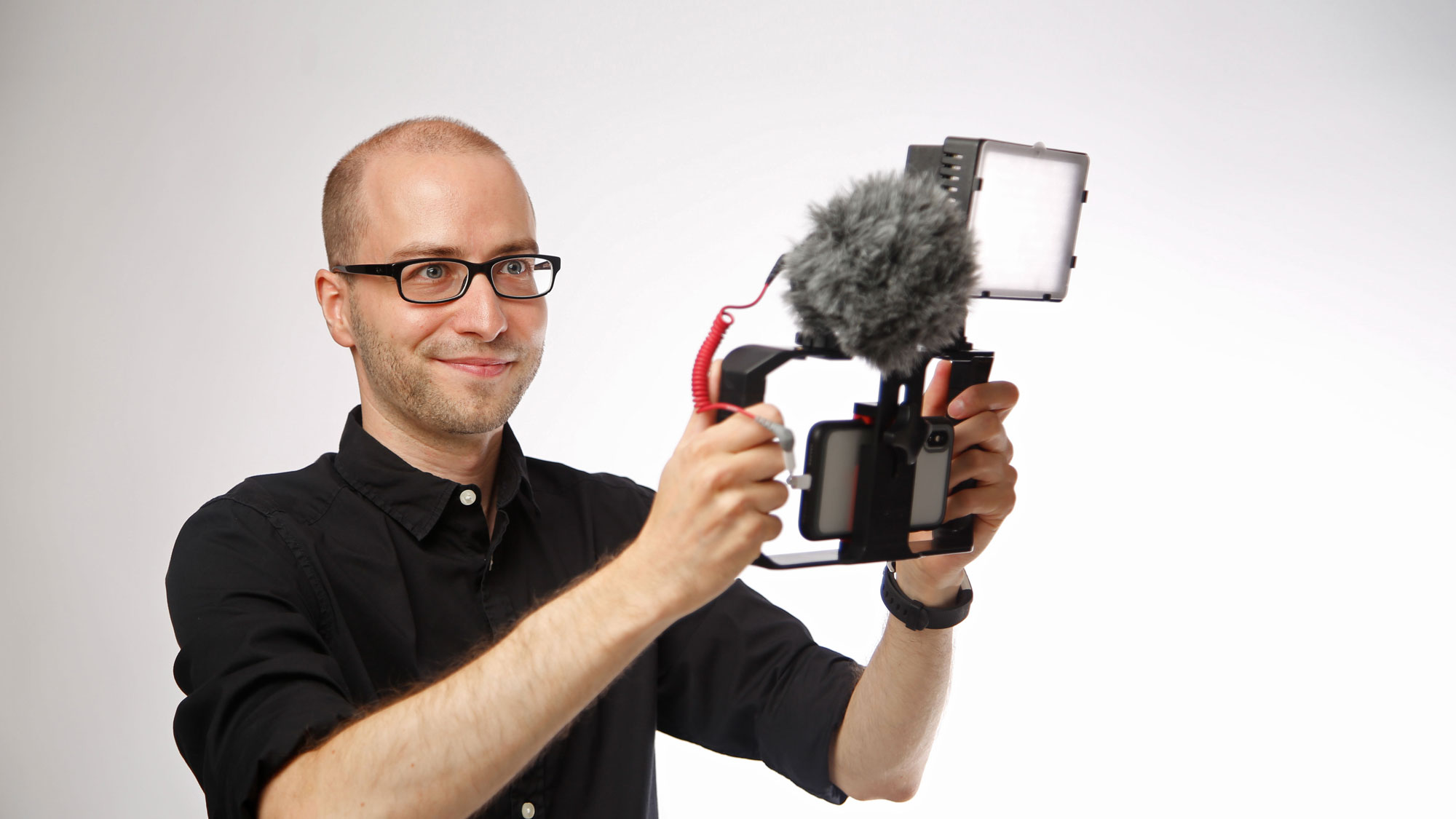 Videoproduktion mit dem Smartphone und mit Handy und Equipment