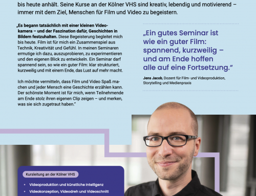 Lehrkräfteporträt bei der Kölner Volkshochschule